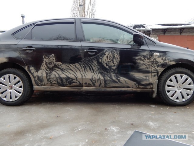 Аэрография (грязеграфия)