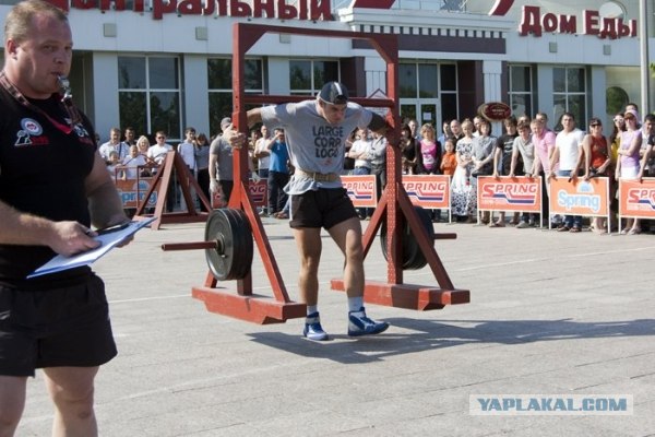 Фестиваль силачей на день молодежи