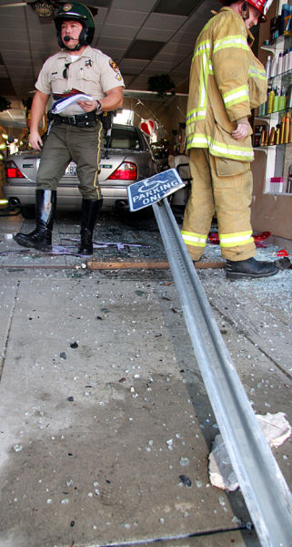 Бабуля торопилась стать красивой