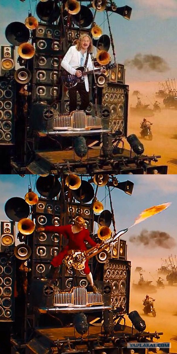 Mad Max: Fury Road до и после спецэффектов