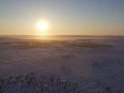 Солнце в тундре