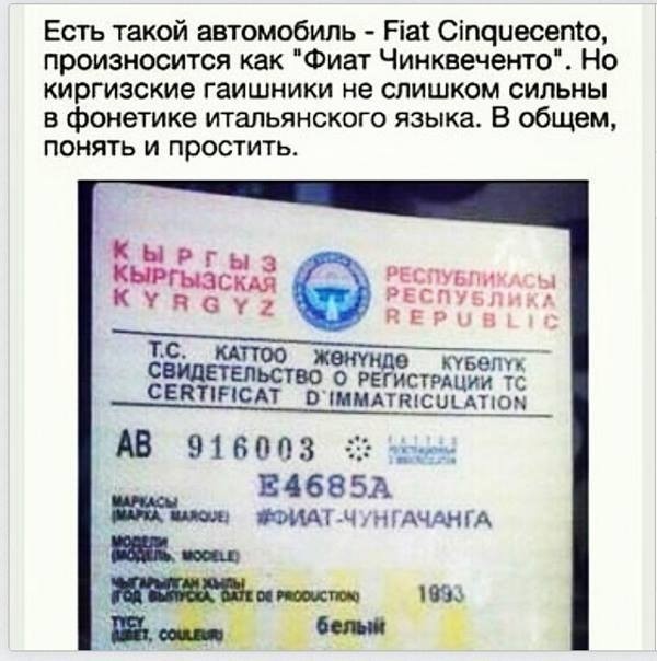 Трудности перевода с киргизского...