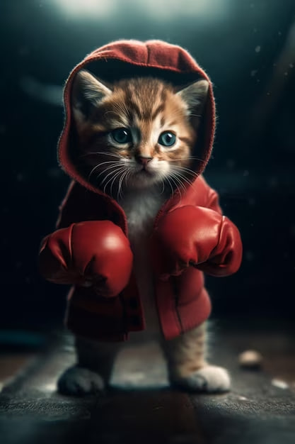 Кот боксёра