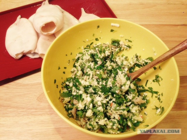 Кальмар фаршированный