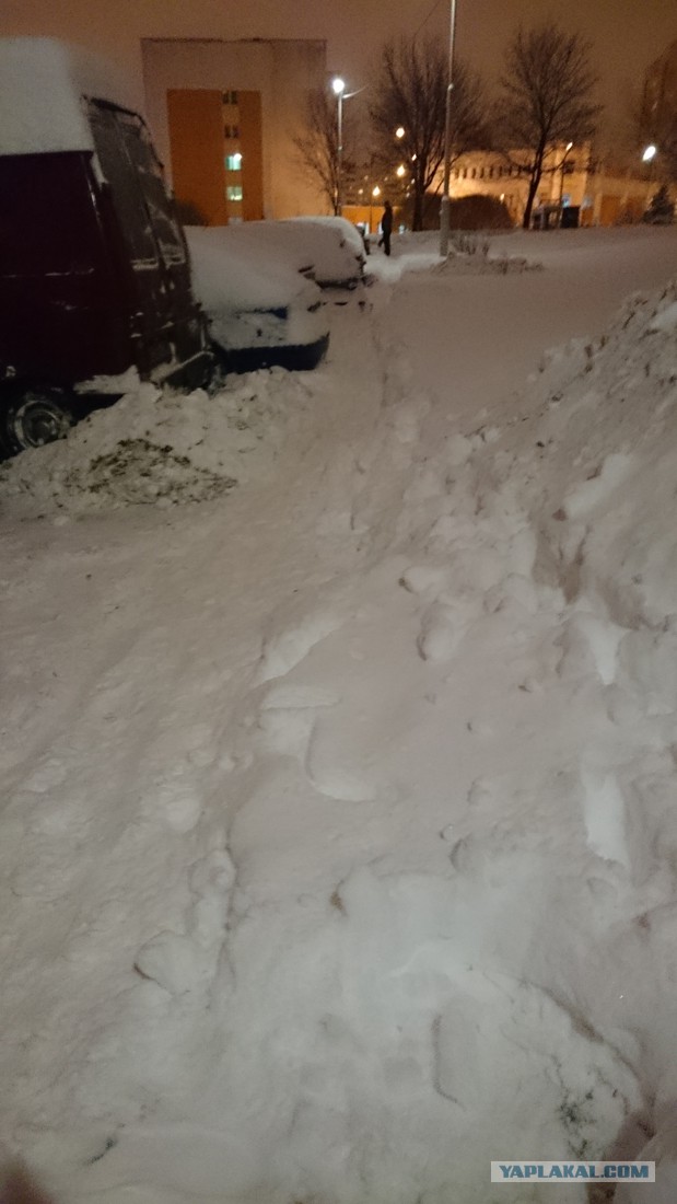 Люди познаются...после снегопада.