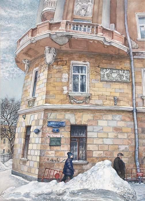 Городские пейзажи Елены Дергилёвой