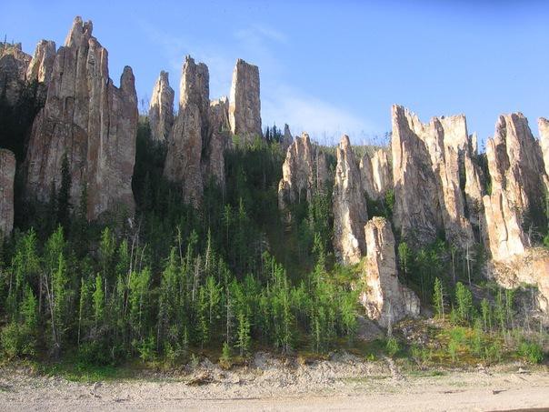 Река Лена. На самодельном плоту