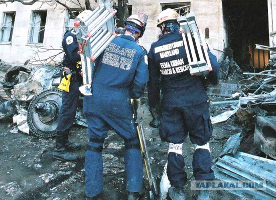 ФБР опубликовало фото, сделанные после атаки на Пентагон 11 сентября 2001 года
