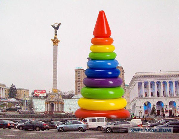 В Киеве тысячи людей спели в метро Гимн Украины
