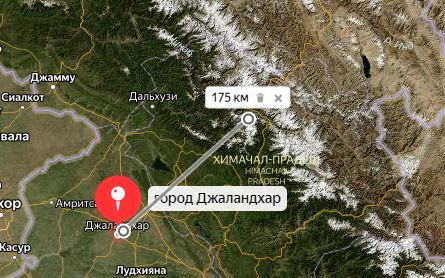 Жители Индии проснулись и увидели гималайские вершины