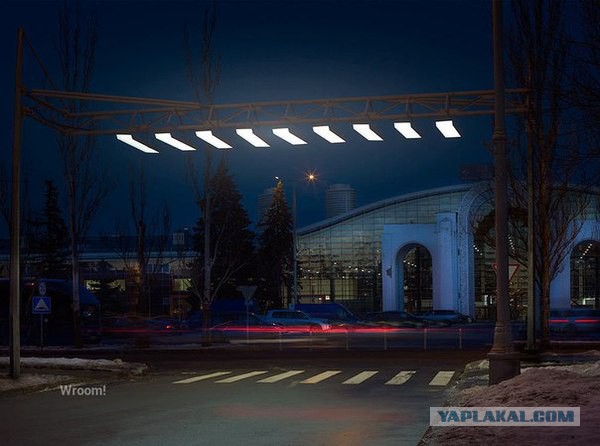 Первая воздушная зебра установлена в Москве