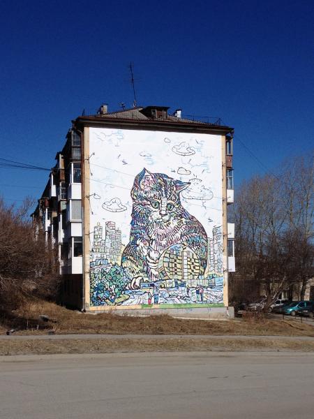 Муралы города Пскова