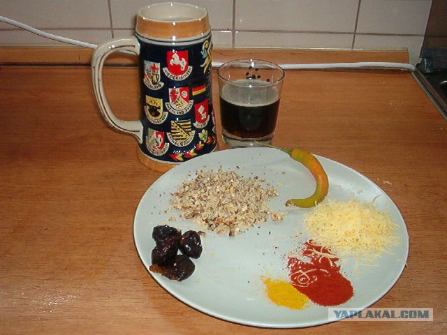 Снимаем чулки с бедер  и фаршируем