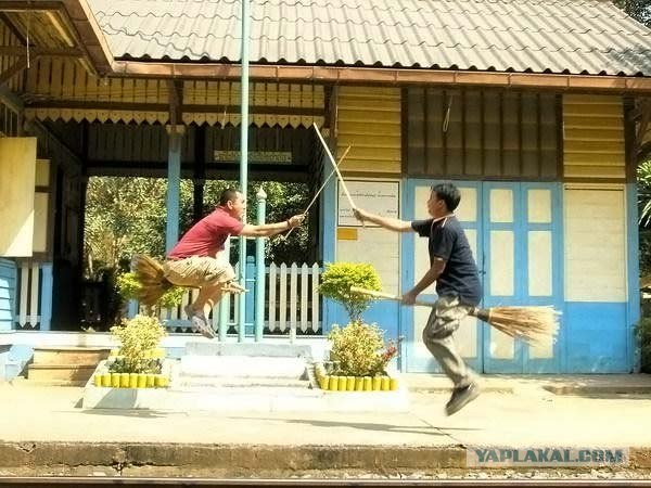 Налет китайских "гарипоттеров"