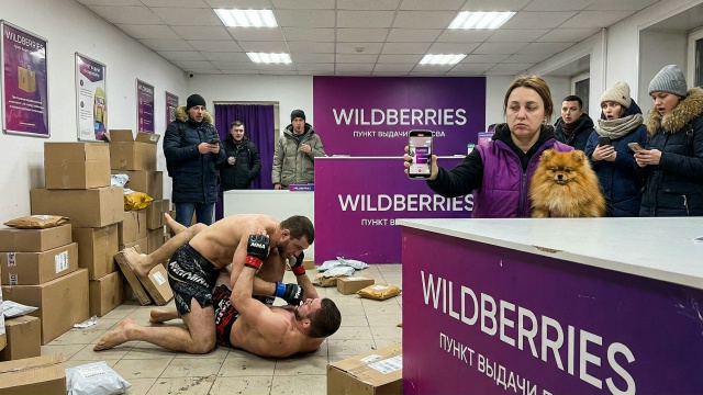 Предновогодний махач устроили посетители московского ПВЗ