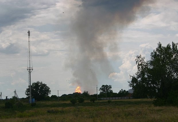 Взорвался газопровод Уренгой-Помары-Ужгород