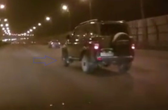 Прекрасная управляемость Патриот привела к ДТП