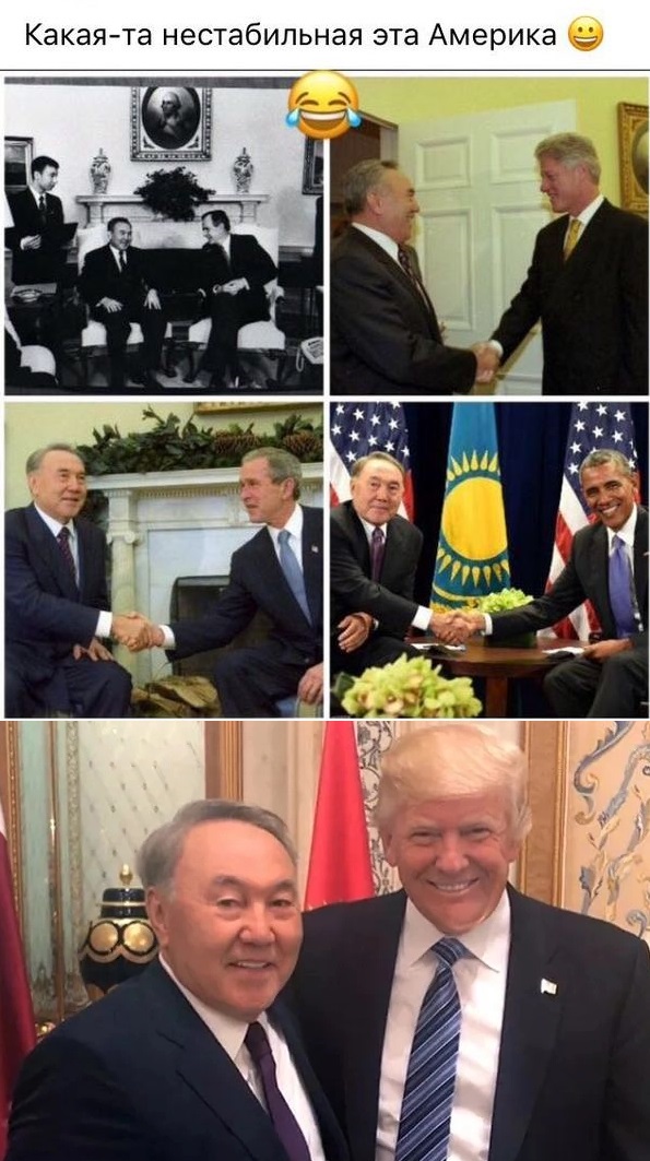 "Да чо вам на одном месте не сидится?" (с) Н.Назарбаев
