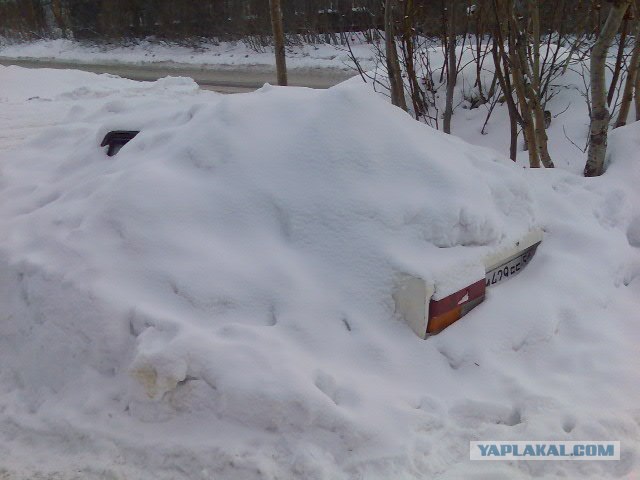 Мурманск после снегопада