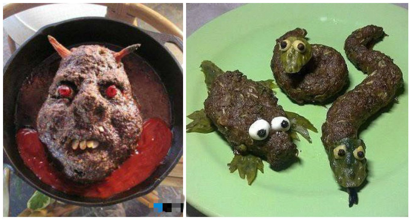 Прикольные страшные пироги