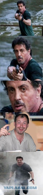 Фотожаба: Куда так торопится Слай?