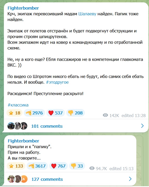 "Накажут всех": генерал предрек расследование из-за полета блогерши на военном самолете