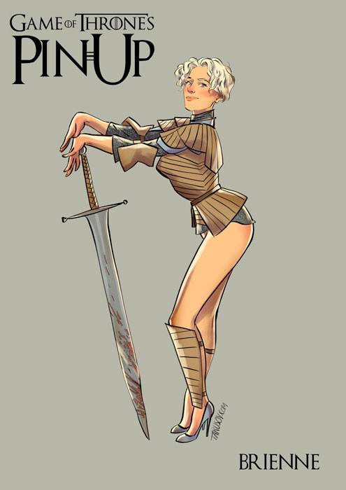 "Игра престолов" в стиле pin-up