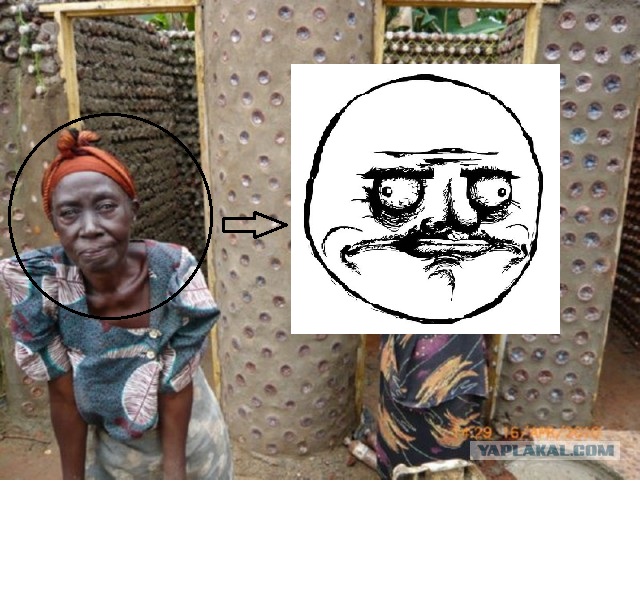 Нигерийцы строят огнеупорные, пуленепробиваемые и экологические дома из пластиковых бутылок и грязи