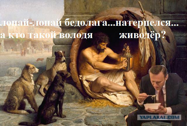 Фотошоп: А. Навальный и доширак