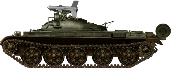 Истребитель танков ИТ-1 («Объект 150») и Хрущев с ракетным барабаном
