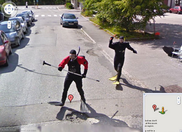 Самые странные и непонятные вещи, попавшие в камеру Google Maps