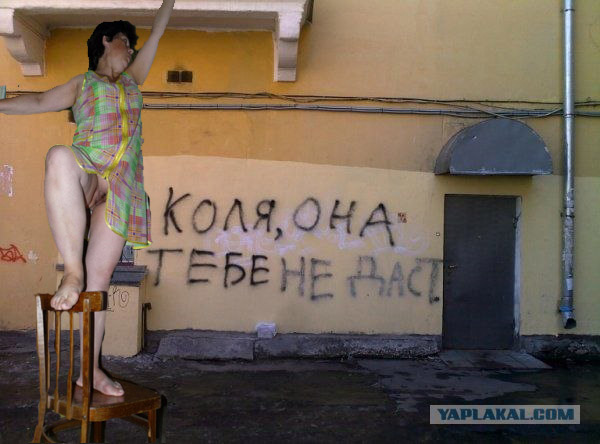 Фотожаба: Коля, она тебе не даст!