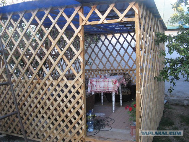 Строительство беседки