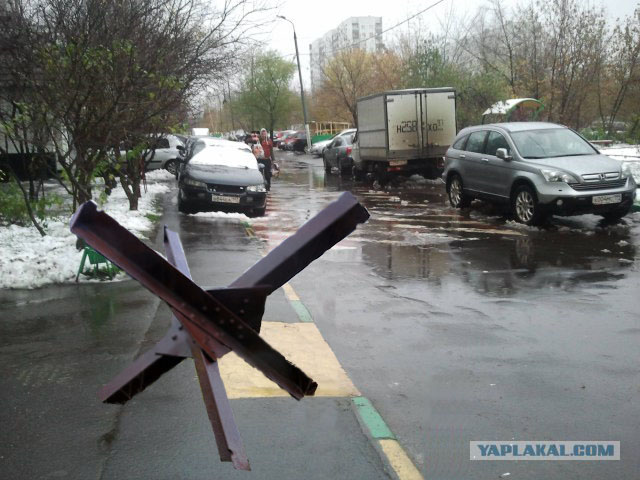 Борьба с парковкой на тротуарах