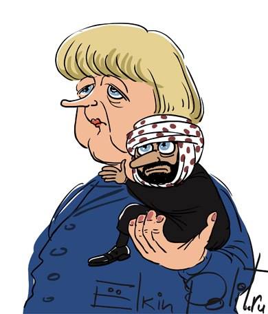 Жители Германии сняли, как мигрант справил нужду