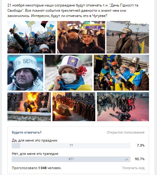 Годовщину начала Майдана на Украине сегодня отметят сотнями массовых акций