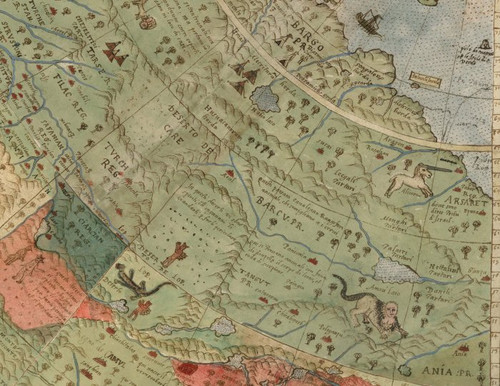 Таинственная карта мира Урбано Монте, созданная 430 лет назад