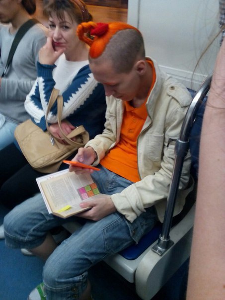Модники из российского метрополитена