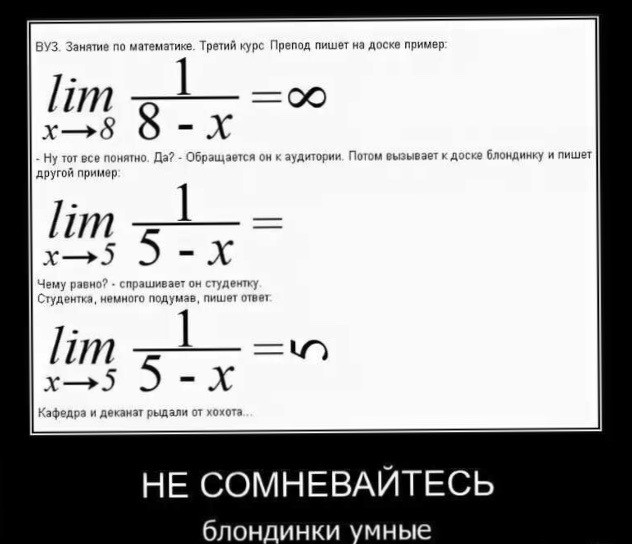 Математические мемы в картинках