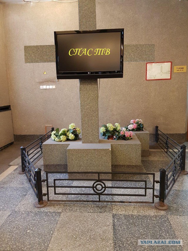 Могилка телевизора в Питере