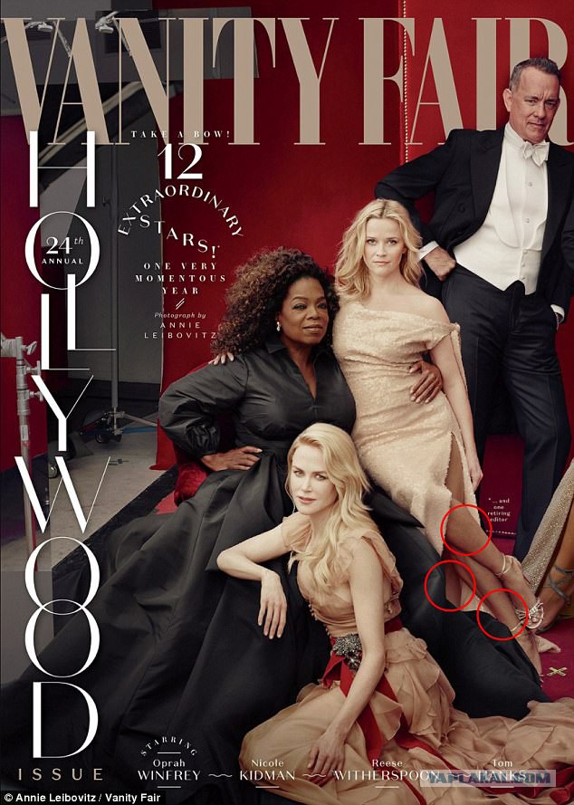 Создатели обложки Vanity Fair перестарались с фотошопом