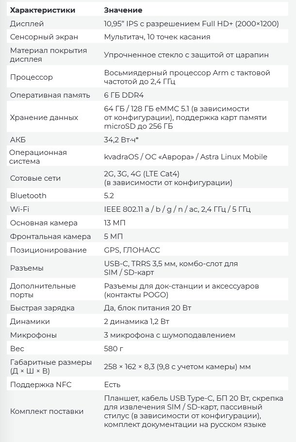 Российский планшет Kvadra_T поступил в продажу по цене 42 (сорок две!) тысячи рублей