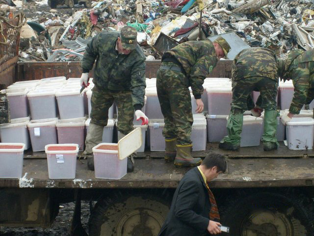 Как сгорает тонна красной икры