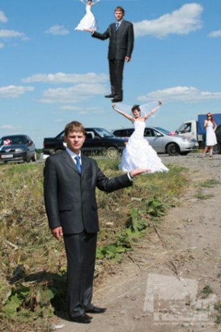 Забавные свадебные фото