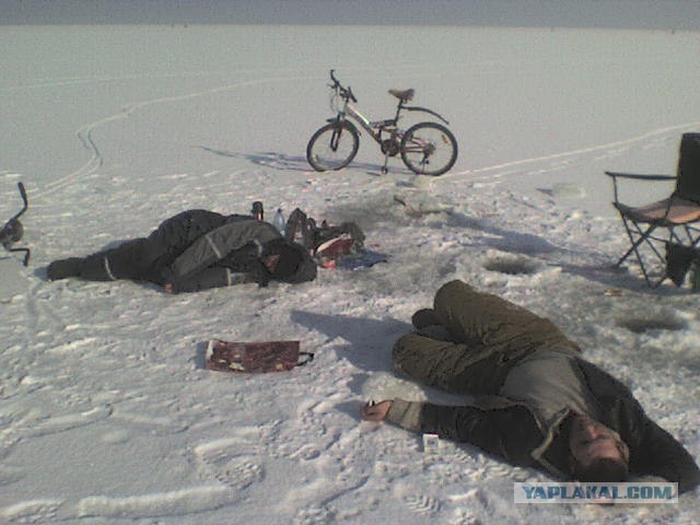 Открытие сезона зимней рыбалки.