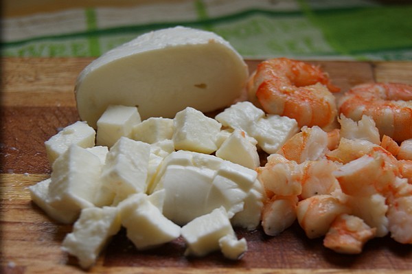 Пирожки с креветками и рыбой, Закусочные))