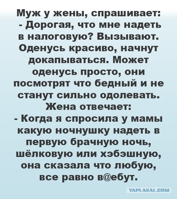 Здравый смысл покинул Налоговую навсегда