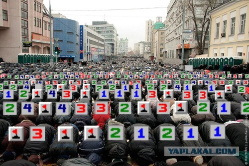 Курбан байрам в Москве, без комментариев...