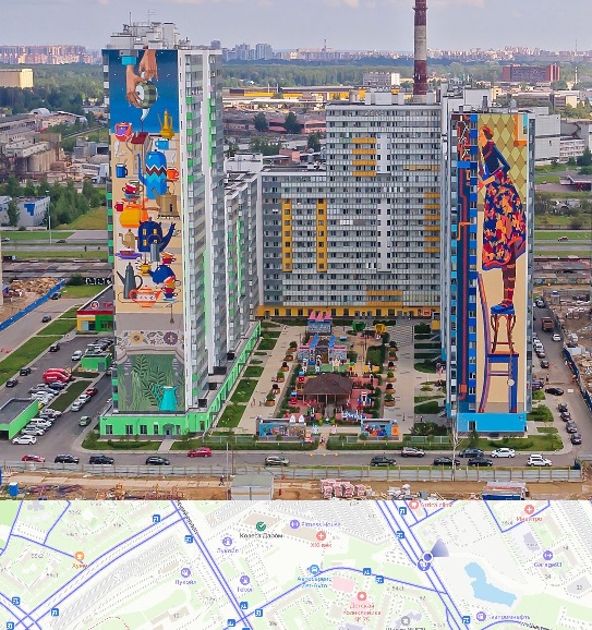 Монументальная живопись на стенах архитектурных сооружений