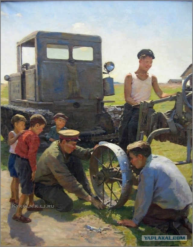 Труд в живописи СССР